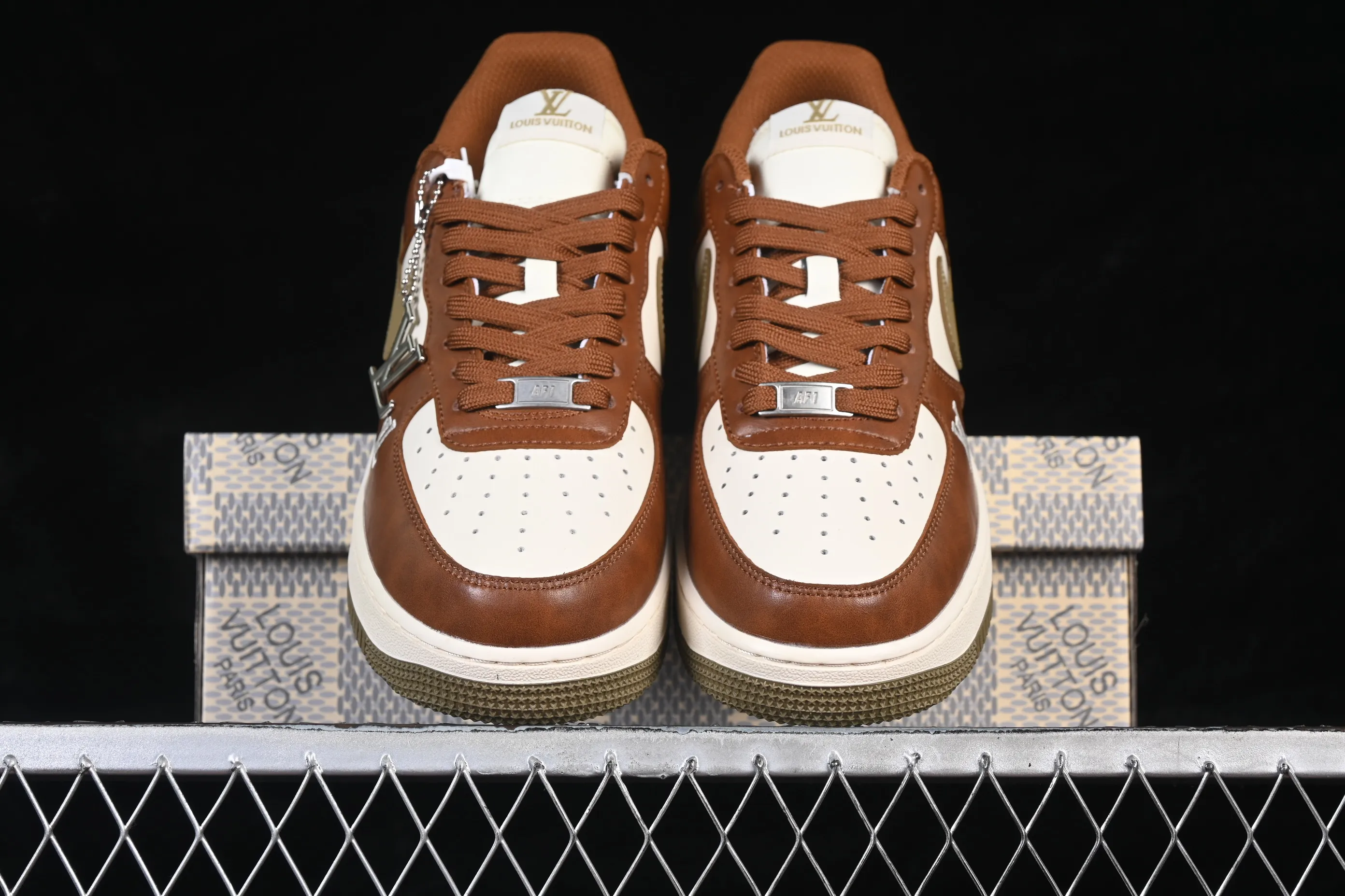All Categories Nk Air Force 1 Air Force Series Nk Air Force 1 Low Air Force Low Nike Air Force 1'07 Low Joint White Brown Mocha Air Force One Low Casual Shoes NH0601-590